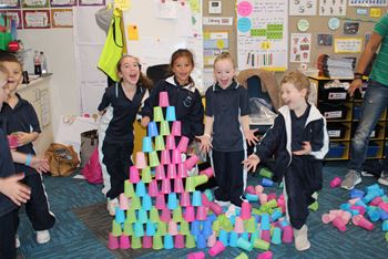 Building cup towers
