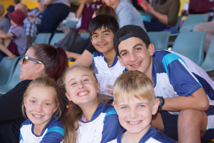 Claudia, Daniella, Remi, AJ and Levi are a few of the students to represent OLA at the Hills Zone Carnival